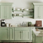 Green Kitchen Cabinets