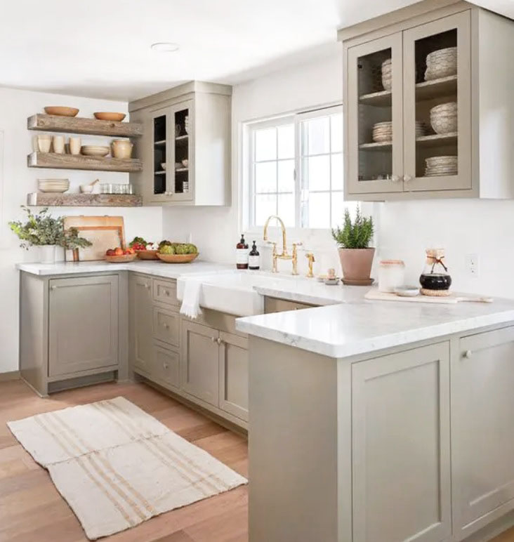 Taupe Kitchen Cabinets The Neutral Choice for a Modern Stylish Kitchen