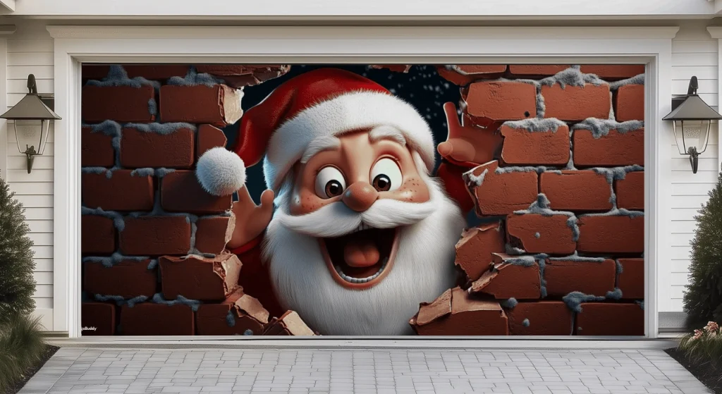 Christmas Garage Door Covers
