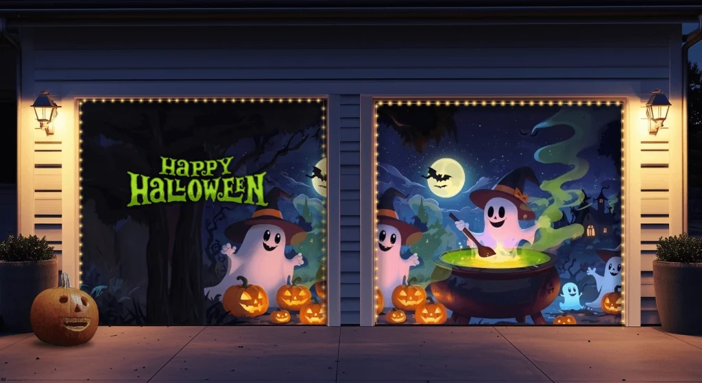 Halloween Garage Door Covers
