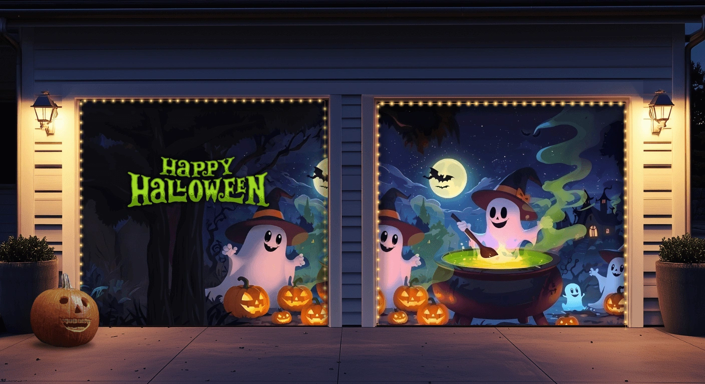 Creative Festive Garage Door Cover Ideas to Wow Your Neighbors