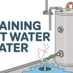 Draining-hot-water-heater