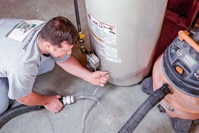 draining hot water heater full guide