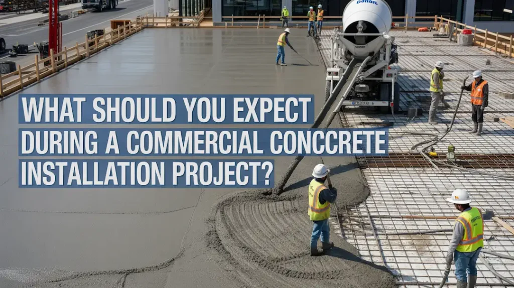 Commercial Concrete Installation Commercial Concrete Installation